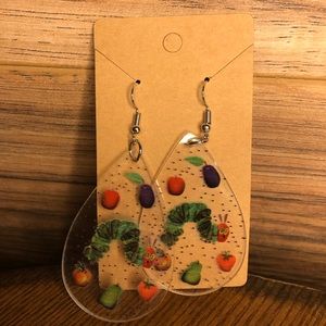 The very hungry caterpillar earrings